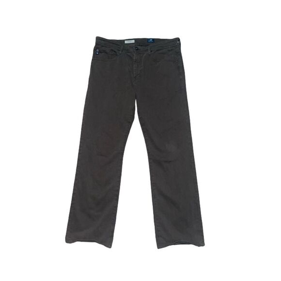 AG Adriano Goldschmied 34 x 34 The Protégé Straight Leg Chino Pants Dark Brown - Picture 1 of 6